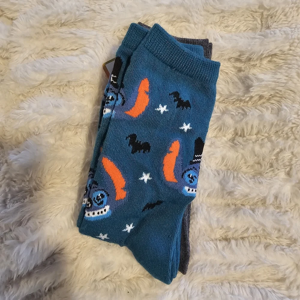 Disney Halloween Stich Crew Socks